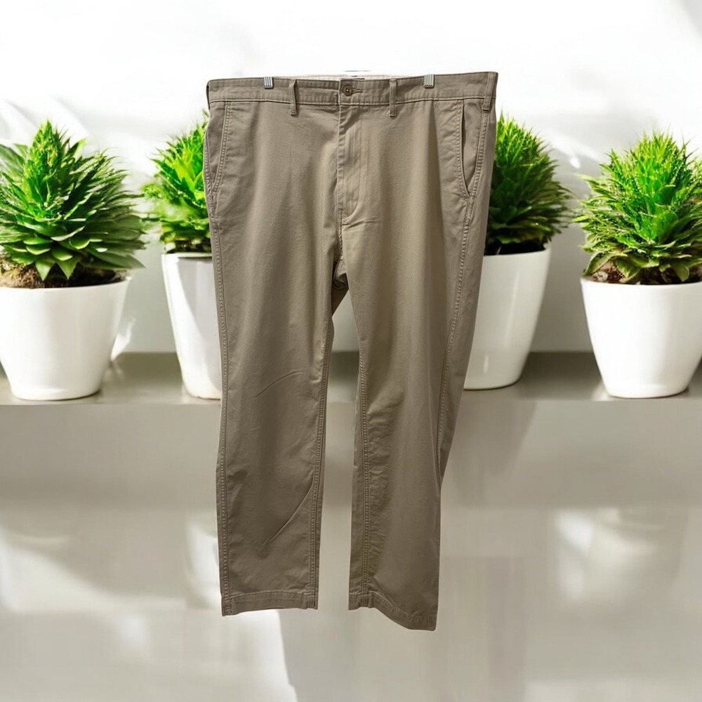 Levi's Mens‎ Chinos Casual Pants Straight Leg Khaki Beige W40 L32